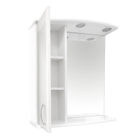 АСТРА-60 зеркало-шкаф лев. (свет)