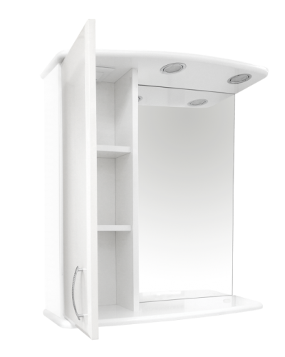 АСТРА-60 зеркало-шкаф лев. (свет)