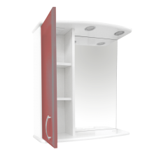 АСТРА-60 зеркало-шкаф прав. (свет)