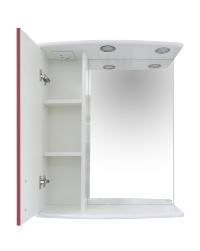 АСТРА-60 зеркало-шкаф прав. (свет)