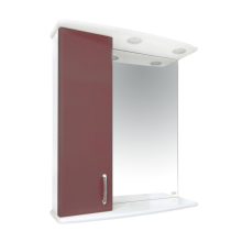 АСТРА-60 зеркало-шкаф прав. (свет)