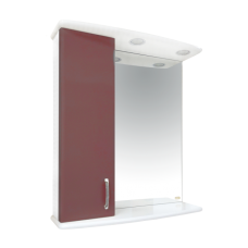 АСТРА-60 зеркало-шкаф прав. (свет)