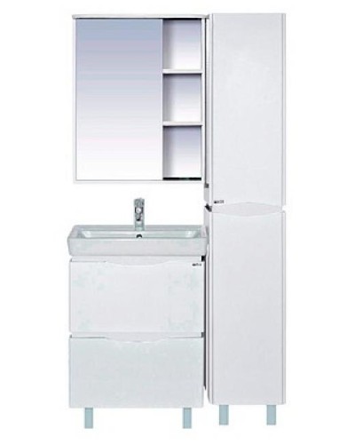 Венера - 60 Зеркало-шкаф лев. со светом белое