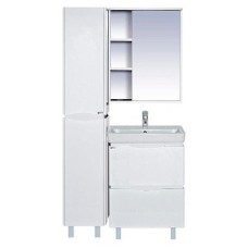 Венера - 60 Зеркало-шкаф прав. со светом белое