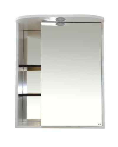 Венера - 60 Зеркало-шкаф прав. со светом комбинированное