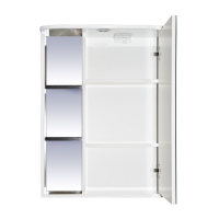 Венера - 60 Зеркало-шкаф прав. со светом комбинированное