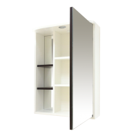 Венера - 60 Зеркало-шкаф прав. со светом комбинированное