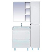 Венера - 70 Зеркало-шкаф лев. со светом белое