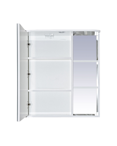 Венера - 70 Зеркало-шкаф лев. со светом белое