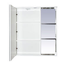 Венера - 70 Зеркало-шкаф лев. со светом комбинированное