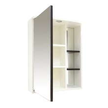 Венера - 70 Зеркало-шкаф лев. со светом комбинированное