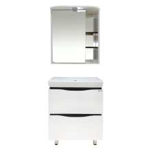 Венера - 70 Зеркало-шкаф лев. со светом комбинированное