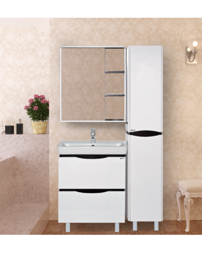 Венера - 70 Зеркало-шкаф лев. со светом комбинированное