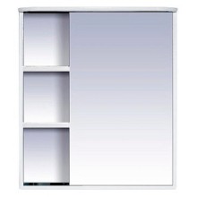 Венера - 70 Зеркало-шкаф прав. со светом белое