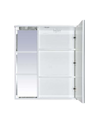 Венера - 70 Зеркало-шкаф прав. со светом белое