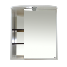 Венера - 70 Зеркало-шкаф прав. со светом комбинированное