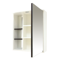 Венера - 80 Зеркало-шкаф прав. со светом комбинированное