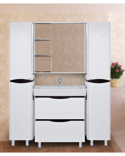 Венера - 80 Зеркало-шкаф прав. со светом комбинированное