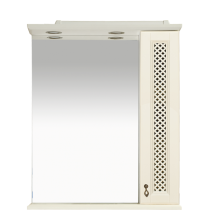 Вивьен - 70 Зеркало со шкафчиком, прав., слоновая кость