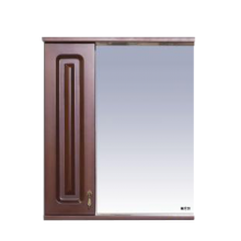 Вояж - 60 Зеркало-шкаф лев. коричневый