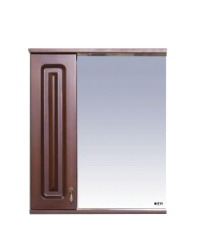 Вояж - 60 Зеркало-шкаф лев. коричневый