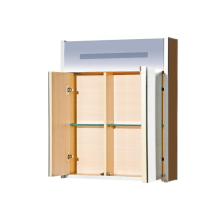 Джулия - 65 Шкаф коричневый зеркальный