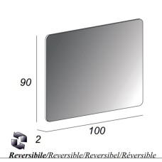 Зеркало без подсветки реверсивное 100x90 CEZARES 54038