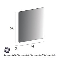 Зеркало без подсветки реверсивное 74x90 CEZARES 54039