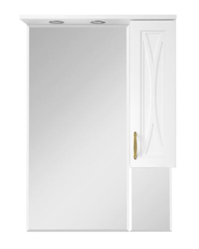 Амбра - 65 зеркало-шкаф прав. (свет)