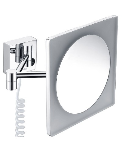 Косметическое зеркало WasserKRAFT K-1008 с подсветкой с увеличением Хром