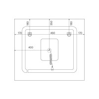 Зеркало 80х70 см IDDIS Zodiac ZOD8000i98