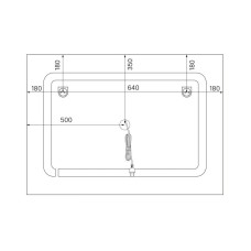 Зеркало 100х70 см IDDIS Zodiac ZOD1000i98