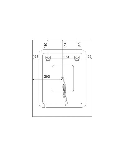 Зеркало 60х70 см IDDIS Zodiac ZOD60T0i98