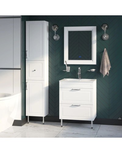 Зеркало 60х70 см белый матовый IDDIS Oxford ЗЛП111