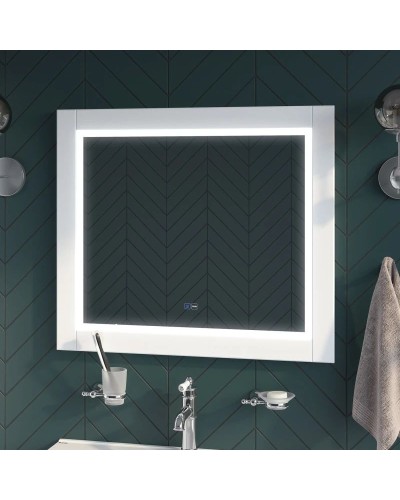 Зеркало 80х70 см белый матовый IDDIS Oxford ЗЛП110