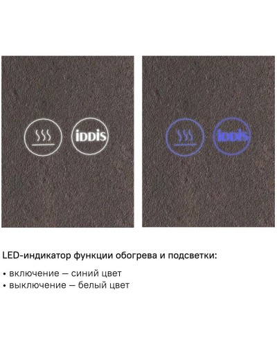 Зеркало 60х70 см белый IDDIS Edifice ЗЛП108