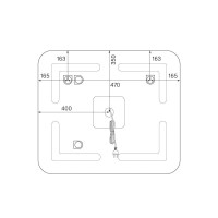Зеркало 80х70 см белый IDDIS Edifice ЗЛП107