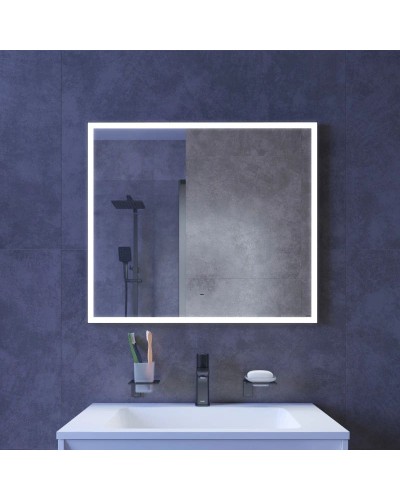 Зеркало 80х70 см черный IDDIS Slide SLI8000i98