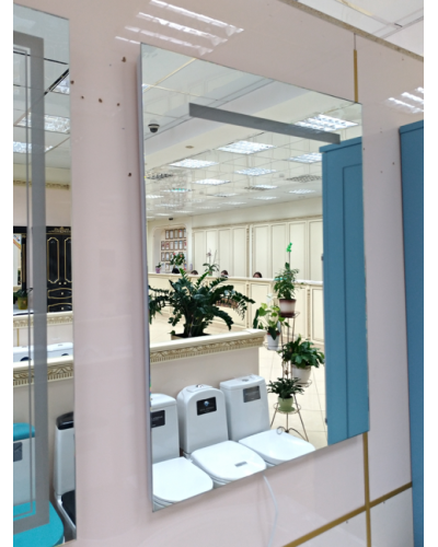 1 Неон - Зеркало LED  600х800 сенсор на корпусе  (прямоугольное) О