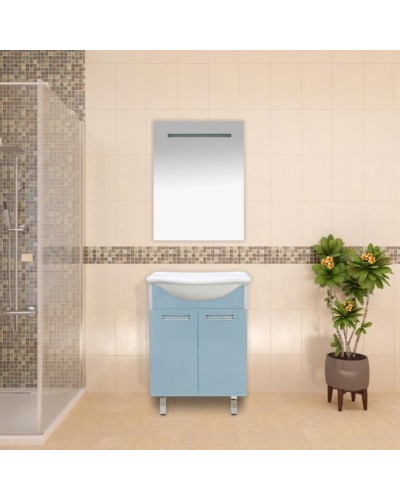 1 Неон - Зеркало LED  600х800 сенсор на корпусе  (прямоугольное) О