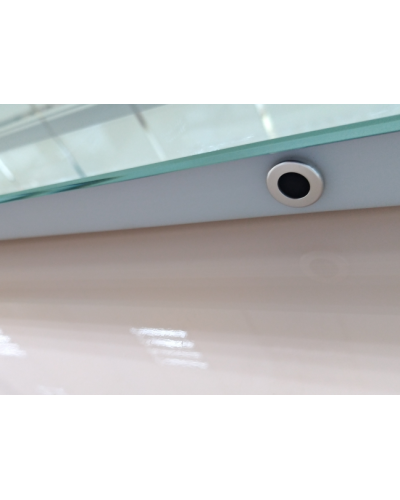 3 Неон - Зеркало LED  500х800 сенсор на корпусе (с круглыми углами)