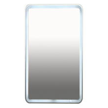 3 Неон - Зеркало LED  500х800 сенсор на корпусе (с круглыми углами)