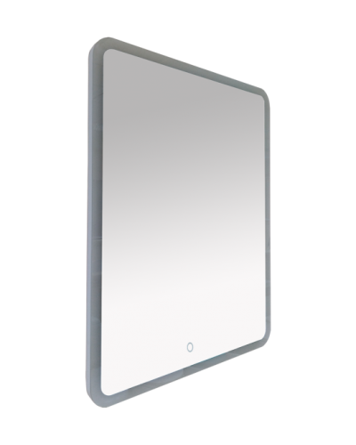 3 Неон - Зеркало LED  600х800 сенсор на зеркале  (с круглыми углами) О