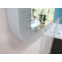 3 Неон - Зеркало LED  600х800 сенсор на зеркале  (с круглыми углами) О