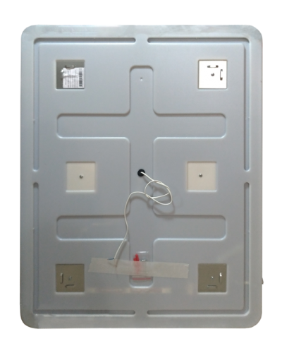 3 Неон - Зеркало LED  600х800 сенсор на зеркале  (с круглыми углами) О