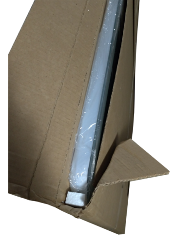 3 Неон - Зеркало LED  600х800 сенсор на корпусе (с круглыми углами) О