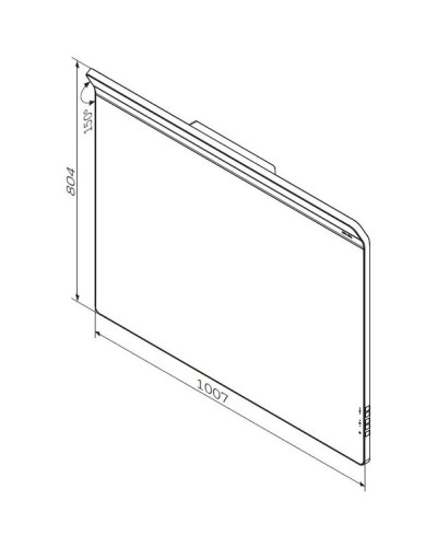 Зеркало 100,7х80,4 см Am.Pm Inspire 2.0 M50AMOX1001SA