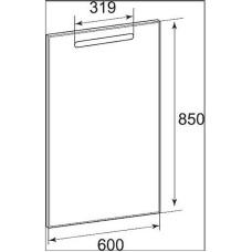 Зеркало Roca The Gap 60 ZRU9302688 с подсветкой с системой антизапотевания