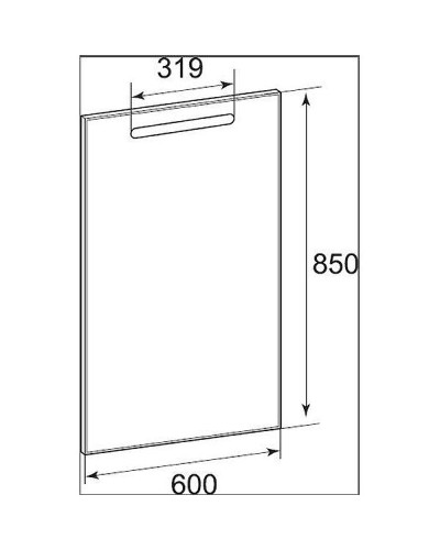Зеркало Roca The Gap 60 ZRU9302688 с подсветкой с системой антизапотевания