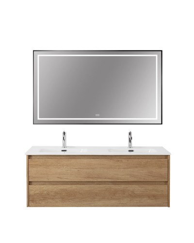 Зеркало в раме с подсветкой сенсорным выкл. и подогревом BelBagno SPC-KRAFT-1200-800-LED-TCH-WARM-NERO